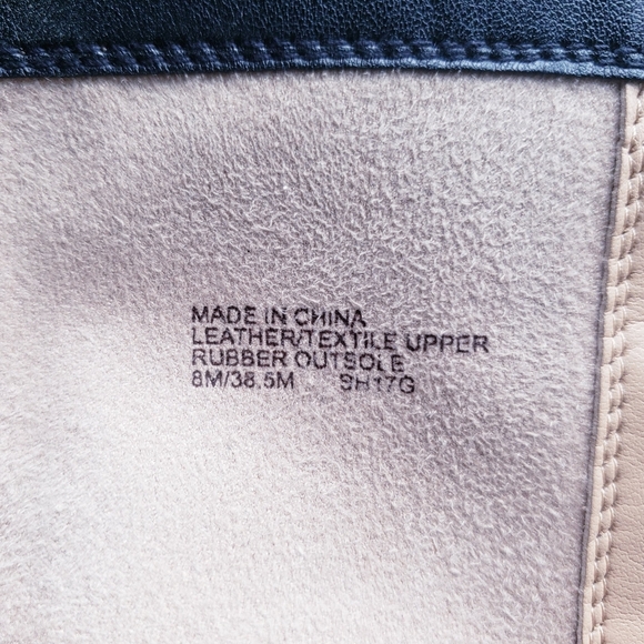 Michael Kors Sabrina Knee High Chain Heel Boots Black Suede Heeled Womens Size 8 - Picture 10 of 10